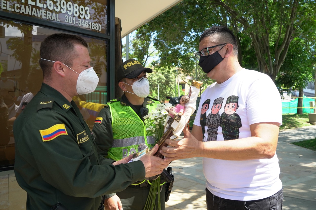 Frentes de seguridad de Cañaveral y El Bosque se unen en jornada de paz.JPG